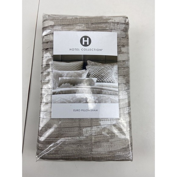 Hotel Collection Distressed Chevron European Sham (1) - Picture 5 of 9